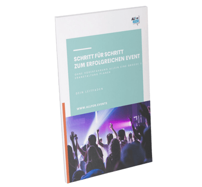 ALL! FOR EVENTS Leitfaden Cover perspektivisch ALL! FOR EVENTS Leitfaden Cover perspektivisch